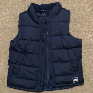 🥳HP! 🥳 Baby Gap Puffer Vest Cold Control Max NAVY 4 Years